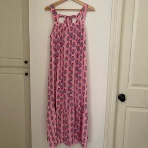 Old Navy Women’s XL Sleeveless Cut Out Tie-Back Maxi Swing Dress